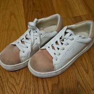 MIA White and Tan Kids Sneakers